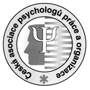 Логотип «Чеської асоціації психологів з проблем праці та організаційної психології» - На конгрес мене запросила доктор психології Мартіна Кліцперова-Бейкер для участі в її симпозіумі з проблем психологічних передумов для демократичного розвитку, оскільки дослідження, які я проводжу в Білорусі і доктор Кліцперова в Чехії, мають багато спільного