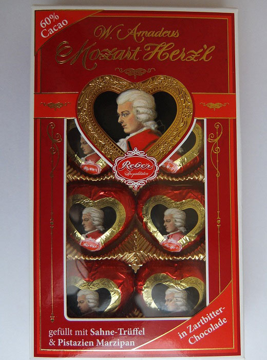 Наприклад, цукерки «Mozart»: